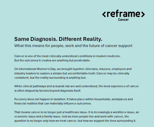 Reframe Cancer